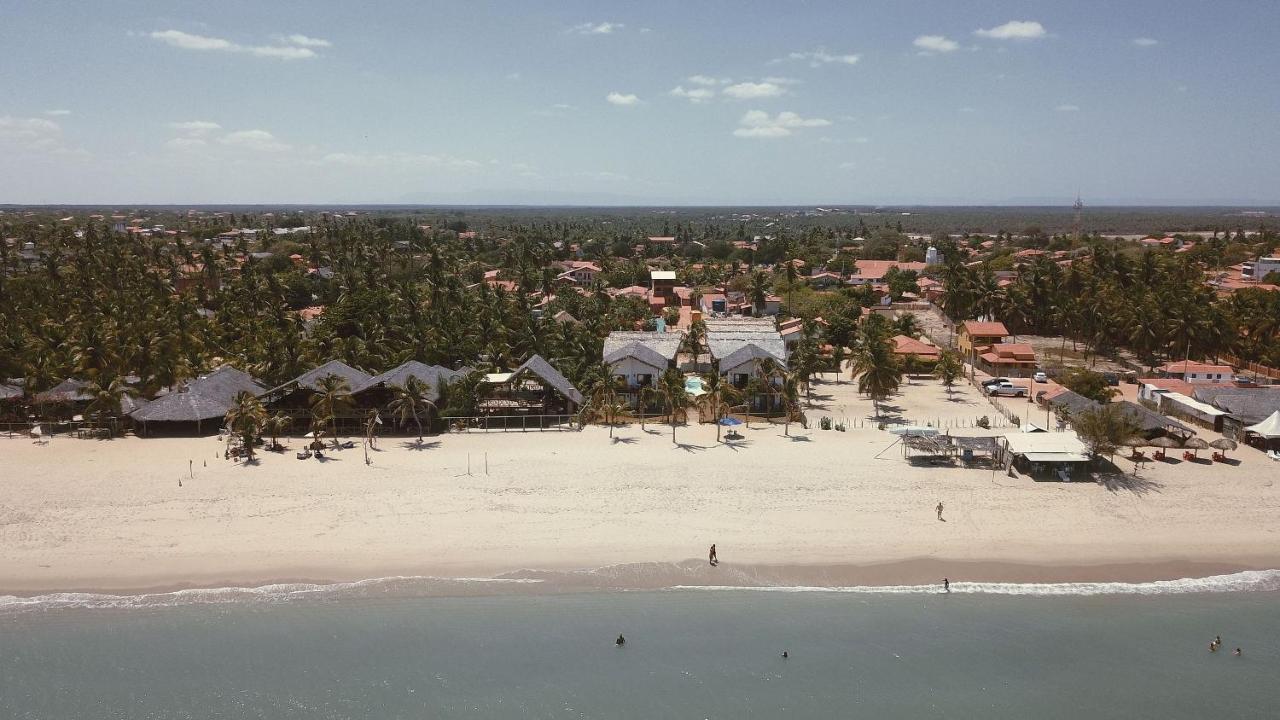 Ap. Peixe Boi Pe Na Areia Com Vista Frontal E Total Para O Mar Barra Grande  Exterior photo