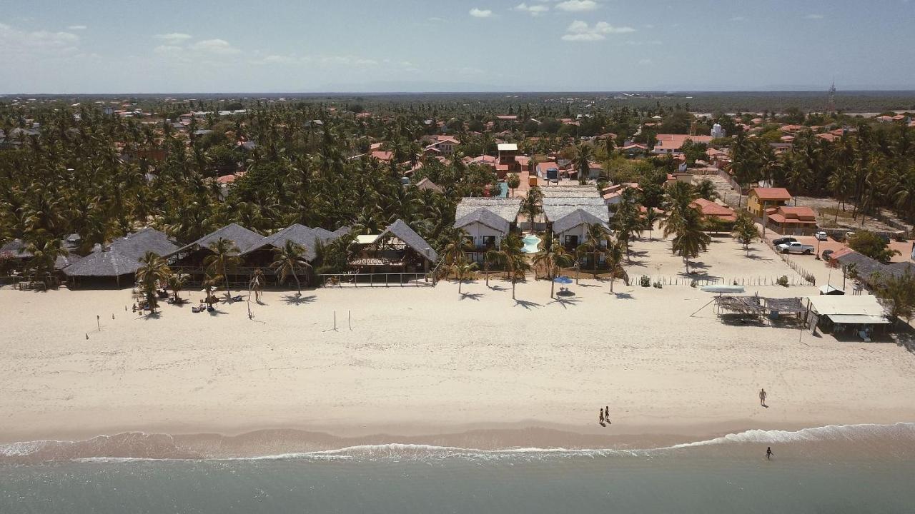 Ap. Peixe Boi Pe Na Areia Com Vista Frontal E Total Para O Mar Barra Grande  Exterior photo